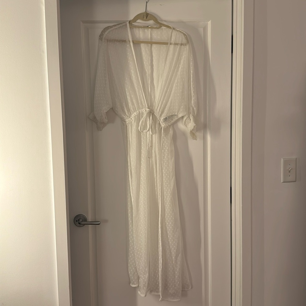Abercrombie Sheer One-Size Swim Cover-Up
